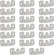 Serplex® 10 Sets Picture Hanging Hardwares, Stainless Steel Split Wall Mounted Interlocking Picture Hangers, Screw Fixed(NOT Included), Hanging Hardware for Certification, Wall Decor, Photo Frame