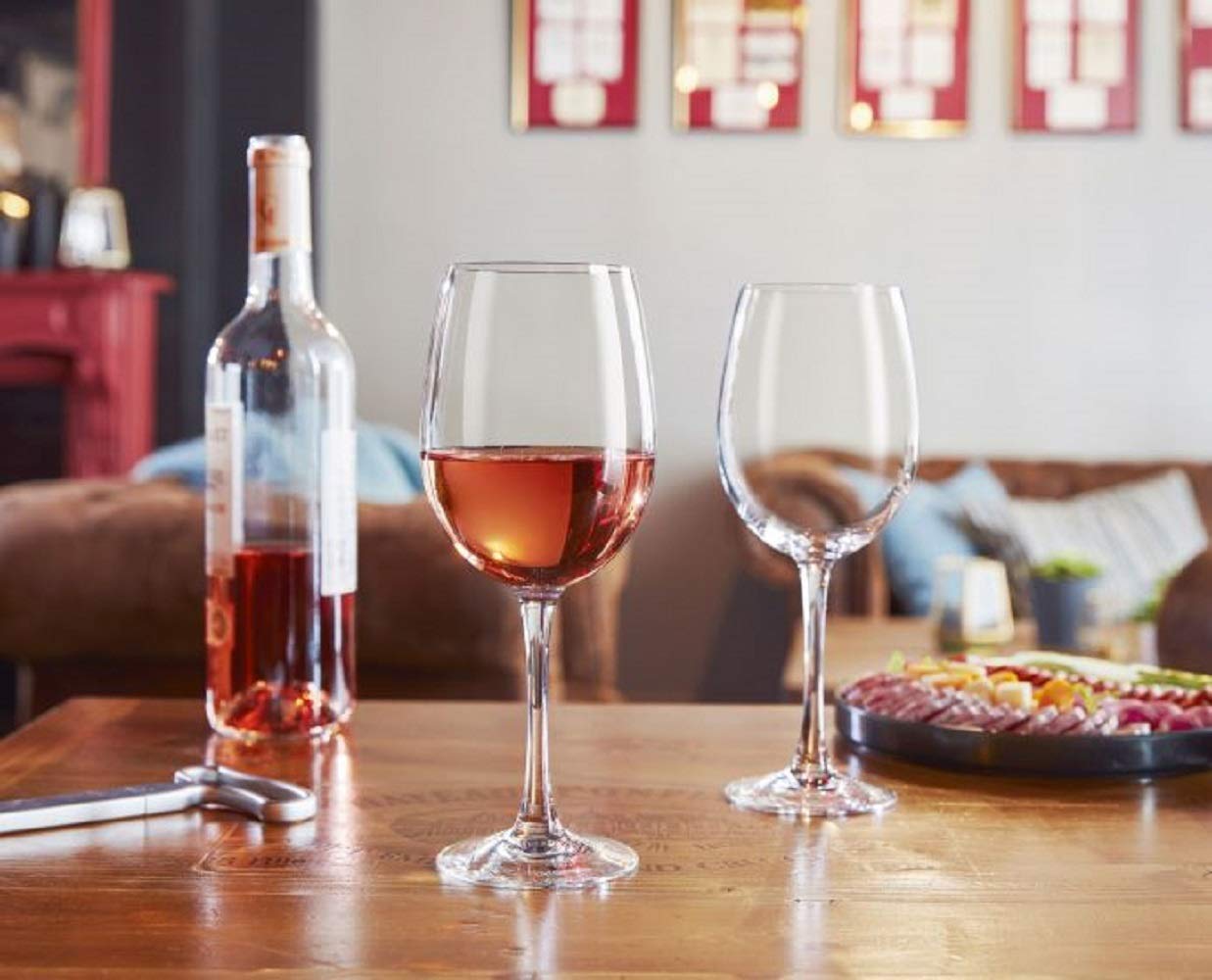 SYANKA Italian Wine Glasses - Set of 6 -3