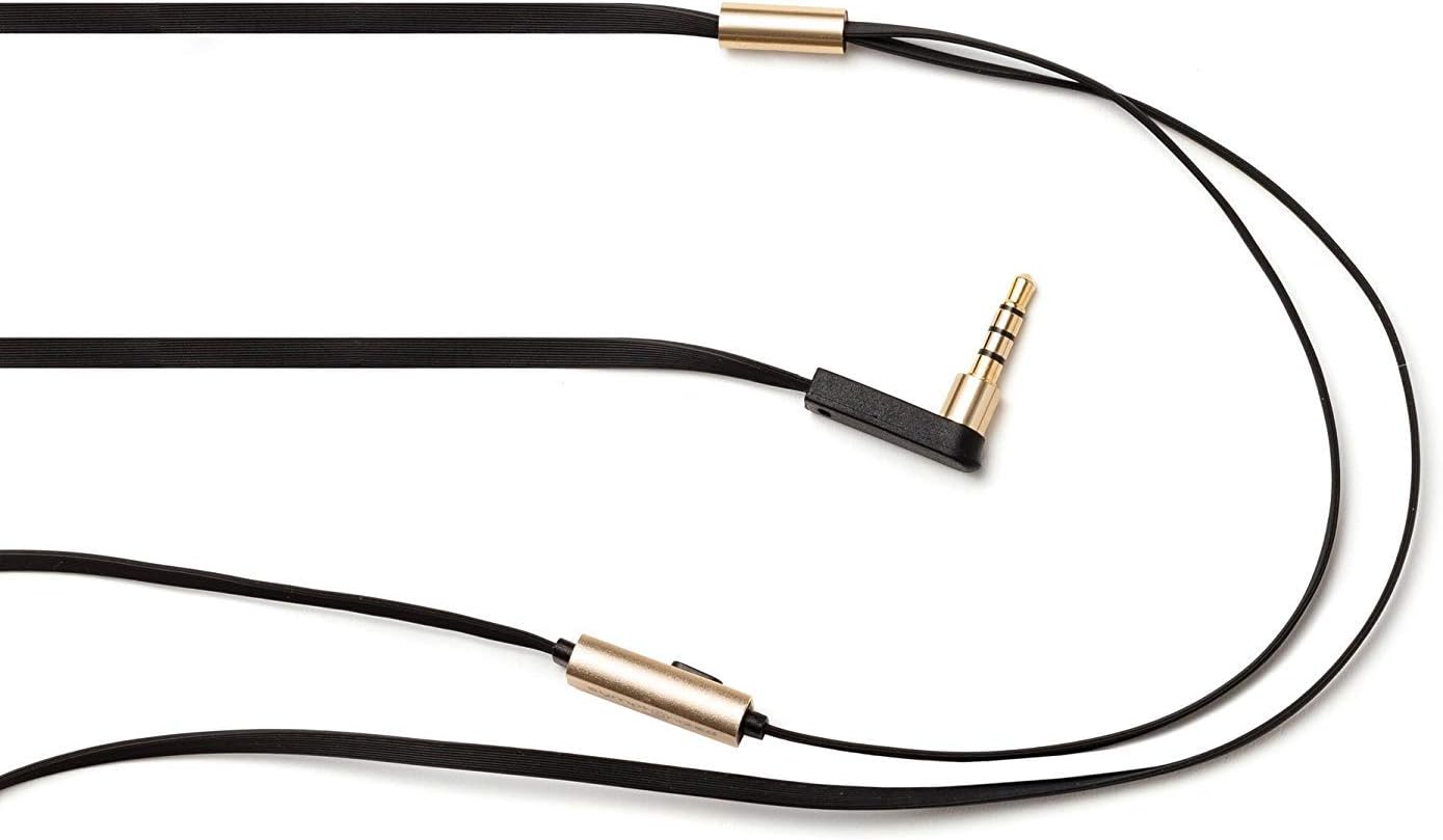 Symphonized MTL Earbuds Dual Driver Heavy Bass Premium in-Ear Noise-isolating Headphones, Earphones with Mic (Gold) image 5