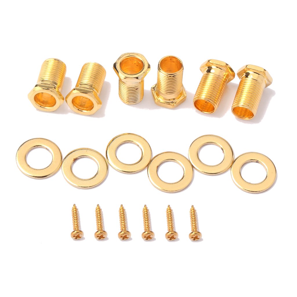 Alnicov 6PCS 3L 3R Chitarra String Tuning Pioli Sigillati Testa Macchina Accordatori Kit Rapporto di 1:18 per Gibson Les Paul Chitarre Acustiche Elettriche