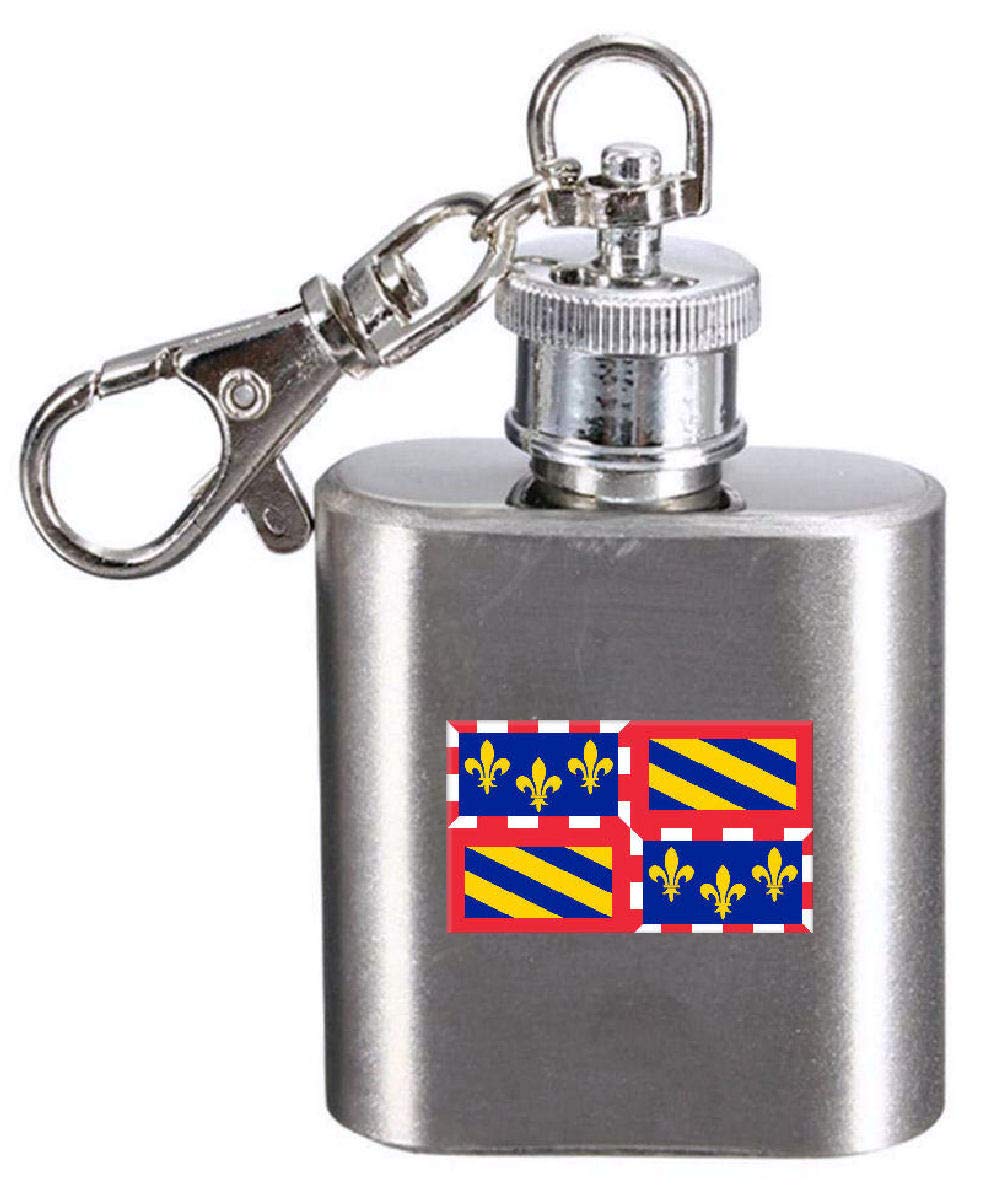 Flasque porte-clés France bordeaux : une idée cadeau originale
