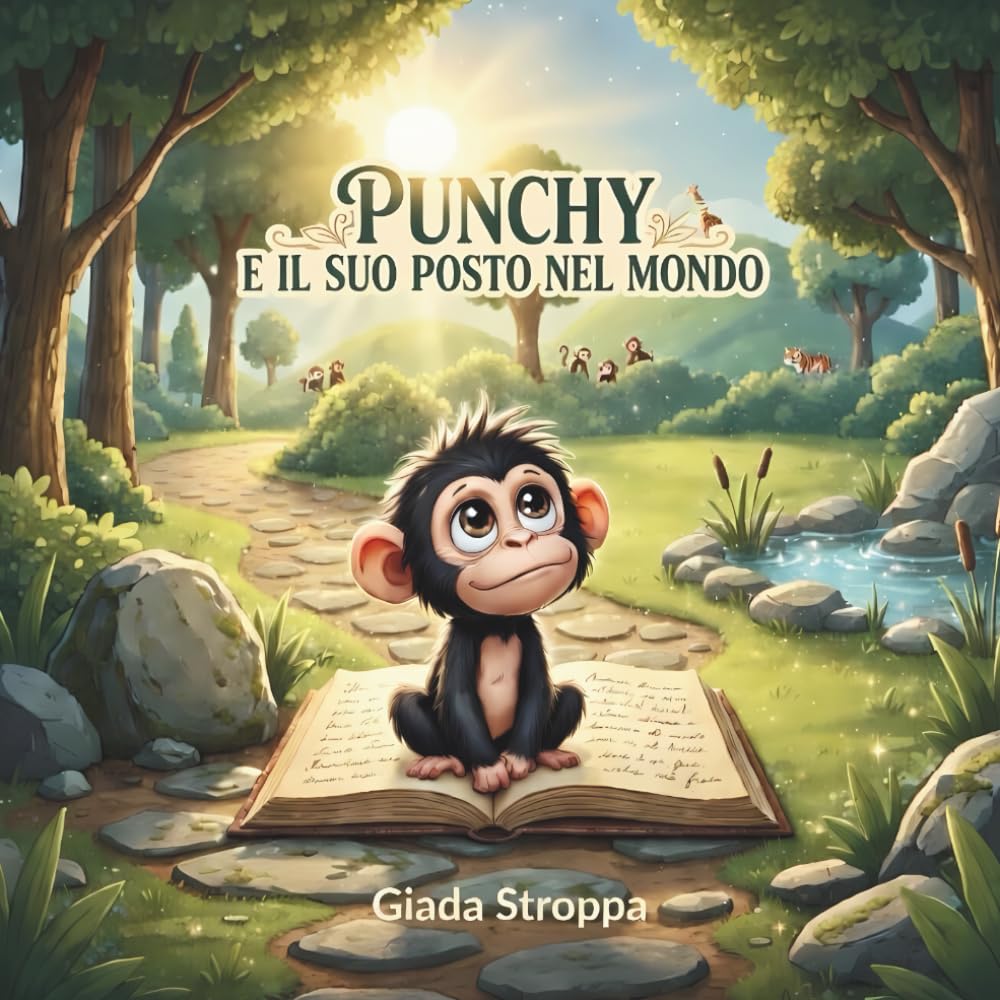 PUNCHY e il suo posto nel mondo: Una storia illustrata per bambini su autostima, coraggio e amicizia: il viaggio emozionante di una piccola scimmietta ... crescita personale e accettazione di sé