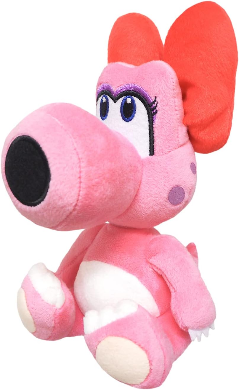 Sanei Boeki Super Mario All Star Collection Birdo Plush Toy, Size S, Height 7.9 Inches (20 cm)