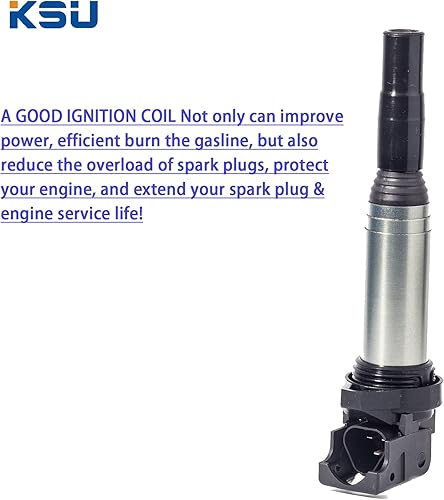 Miniatura 5 de KSU Compatible With 0221504470 Ignition Coil Pack for BMW 325i 325Ci 328i 330Ci 335i 525i 528i 530i 535i 545i 745Li X3 X5 M5 M6 Z4 12137594937