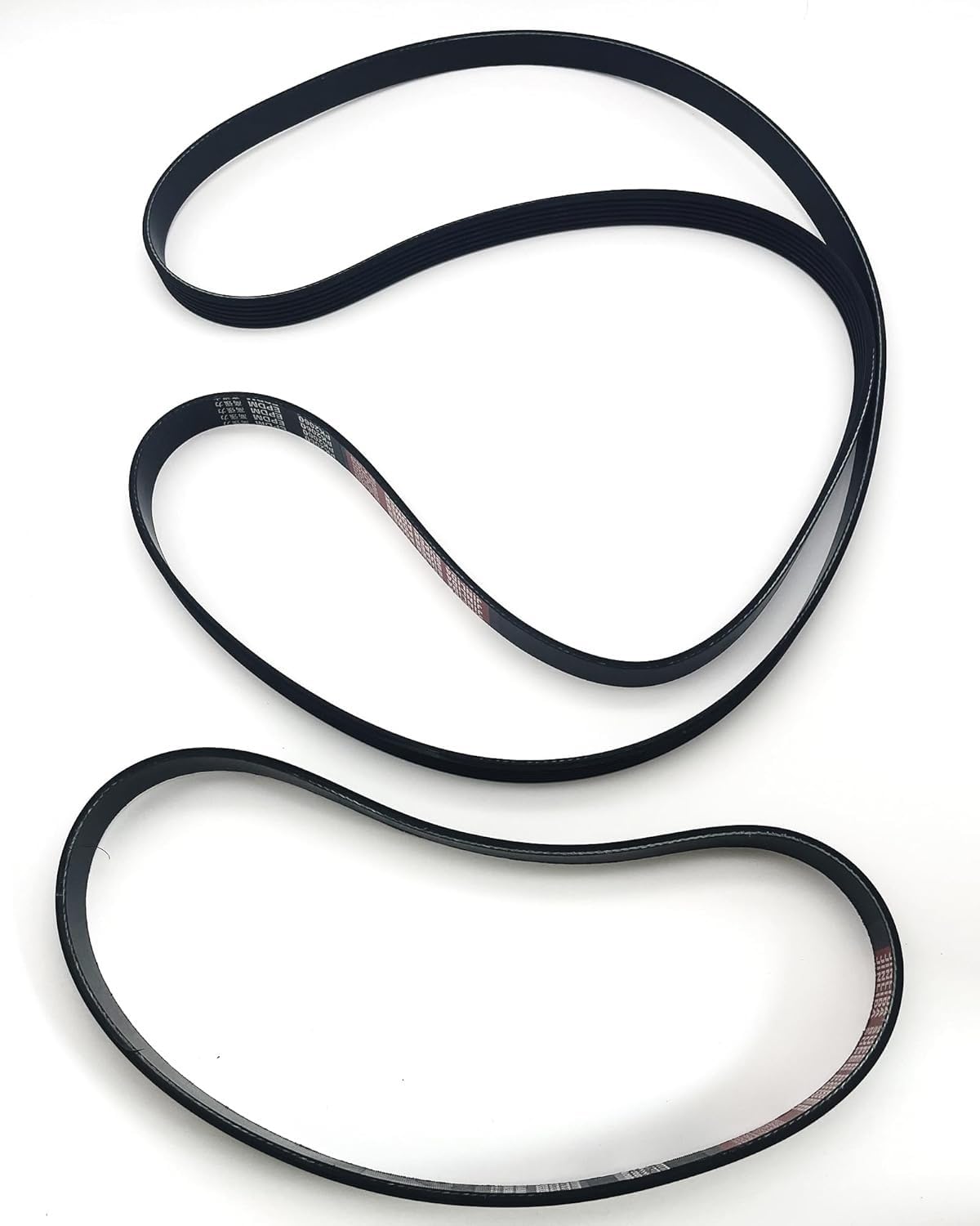 243857 286570 A/C Compressor Belt Alternator Belt Compatible with Ma-serati Ghibli Quattroporte