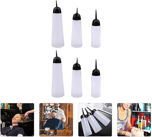 Miniatura 9 de Botella de limpieza para el cabello, contenedor de tinte para el cabello, contenedor de tinte para el cabello, botella de almacenamiento de botellas