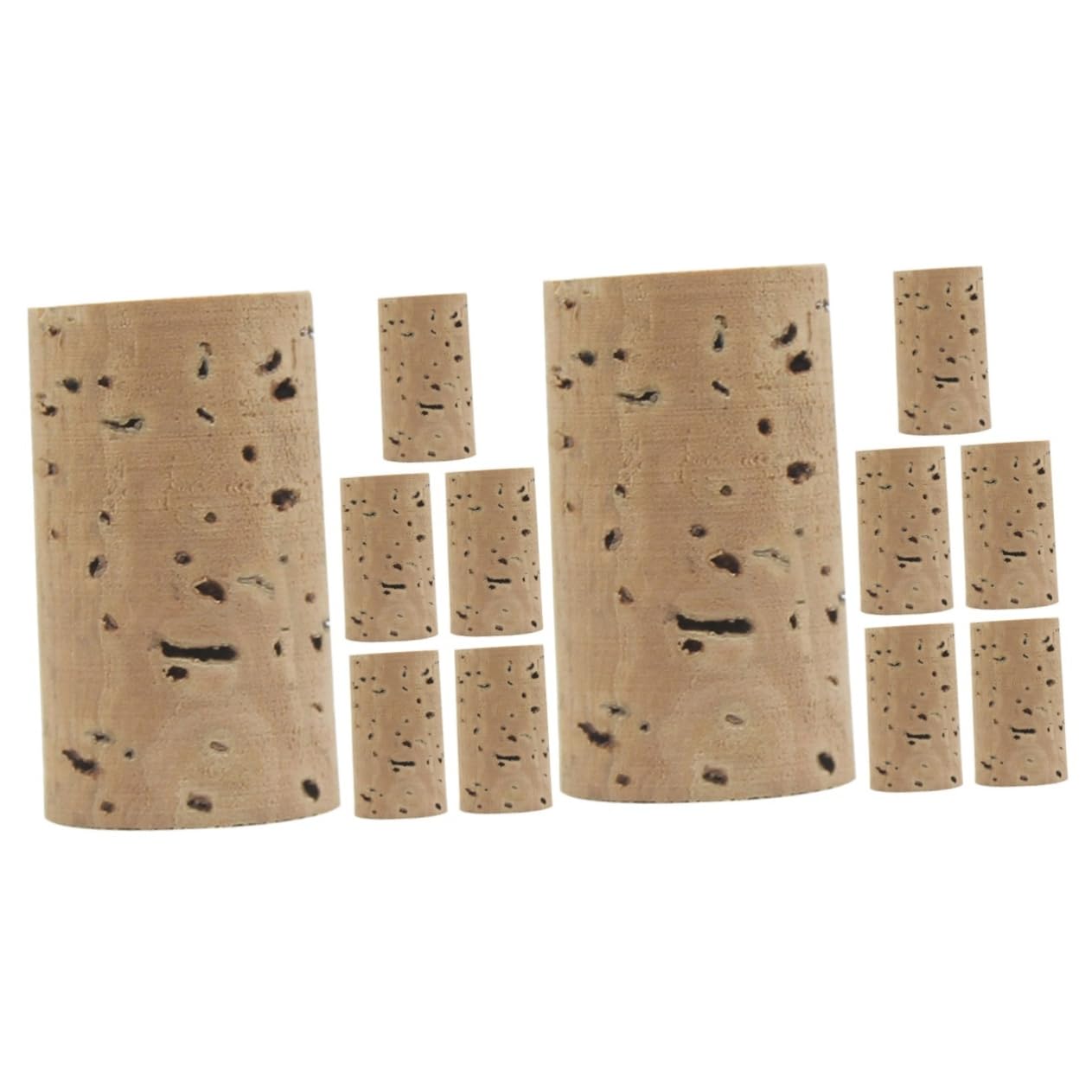NULYLU 2sets Instrument Accessories Flute Headjoint Cork Plugs Replacement Corks for Flute 6pcs*2