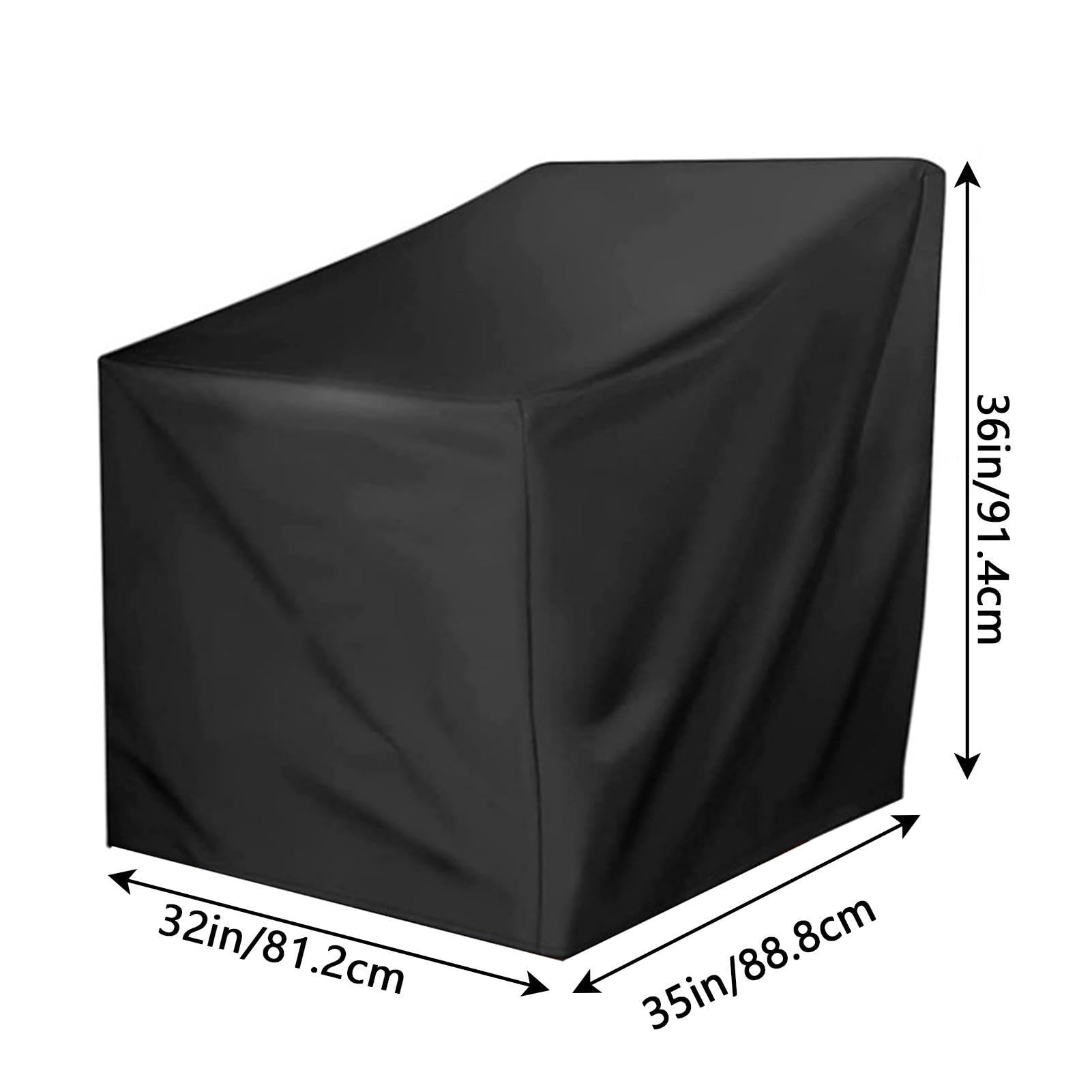 Funda para Mecedora – Funda extraíble de Tela Oxford para Mecedora, fácil de Limpiar a máquina con Protector de Silla para Muebles de Exterior e Interior