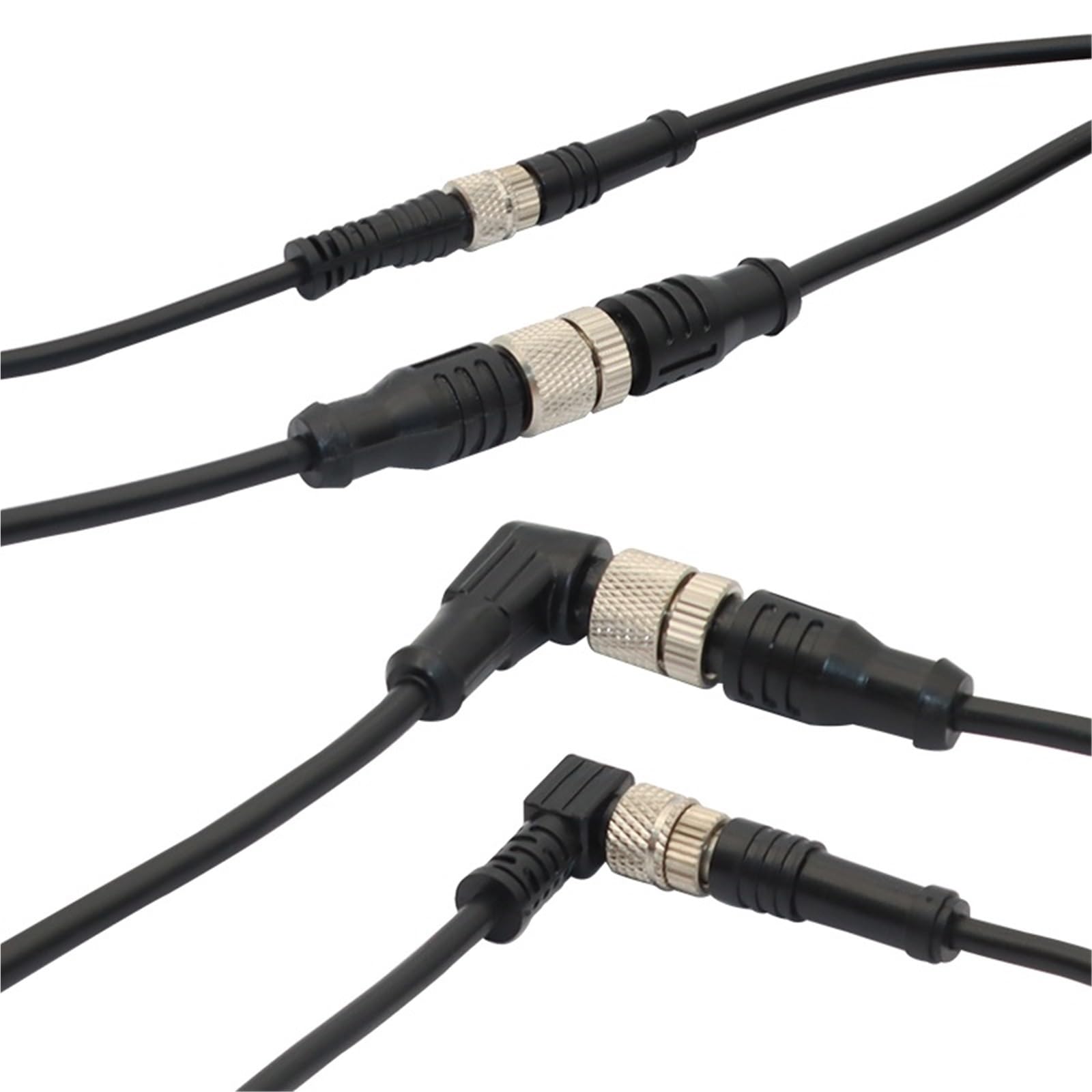 Connecteur de capteur M8 4 broches mâle en PVC haute densité de 5m