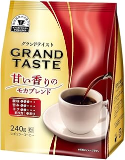 キーコーヒー グランドテイスト 甘い香りのモカブレンド 粉 (FP) 240g