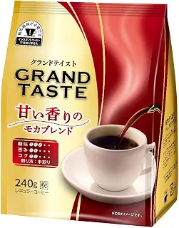 キーコーヒー グランドテイスト 甘い香りのモカブレンド 粉 (FP) 240g×3袋