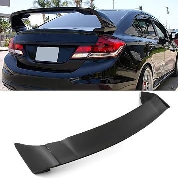 ALEGE Spoiler Wing Fit for Honda Civic 2006-2015 Rear Trunk Spoiler Wing ABS Matte Black