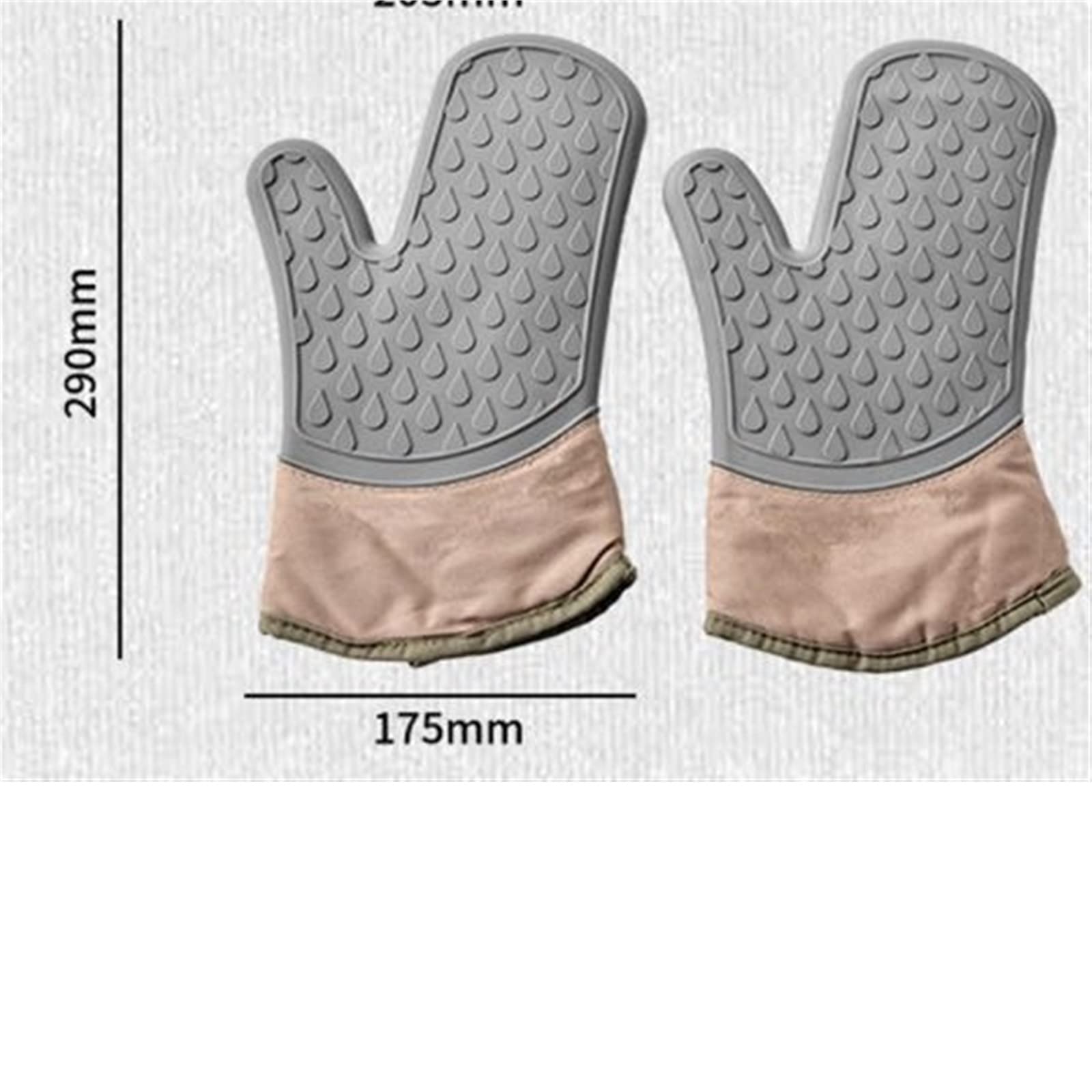 Gants isolants Pratiques for la Protection des Mains, Gants de Cuisson en Coton, Texture Transparente for de Boulangerie