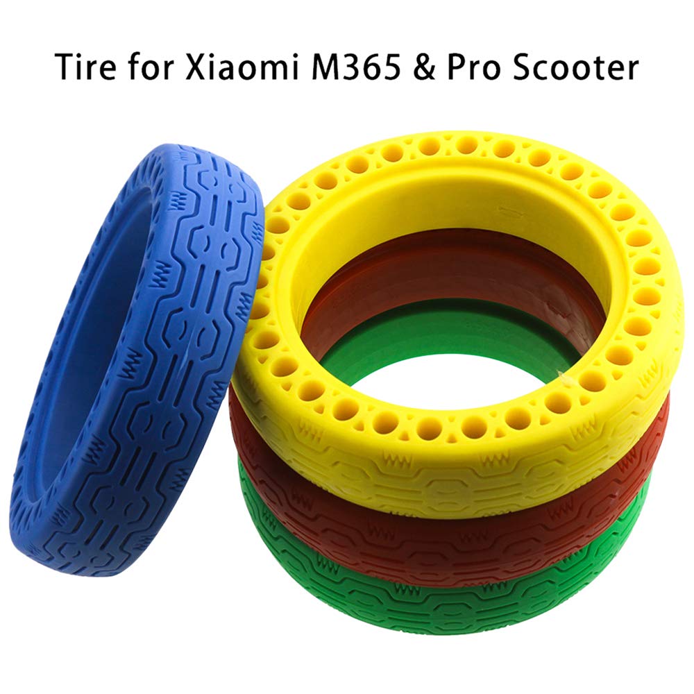 Pneu Solide 8X2.0, Pneu Solide en Nid d'abeille pour Scooter électrique, Pneus de Rechange en Tubes Solides en Nid d'abeille, Roue en Caoutchouc pour Xiaomi M365/Pro 8,5 Pouces Scooter électrique Ro