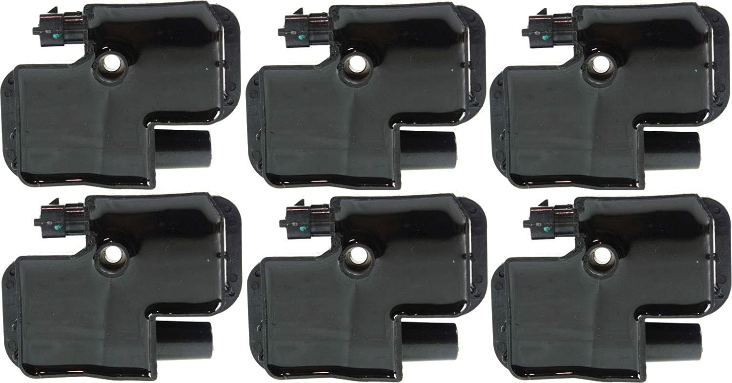 Garage-Pro Set of 6 Ignition Coil Replacement for Mercedes Benz E320 1998 1999 2000 2001 2002 2003 2004 2005 3.2L E430 98-02 4.3L 0