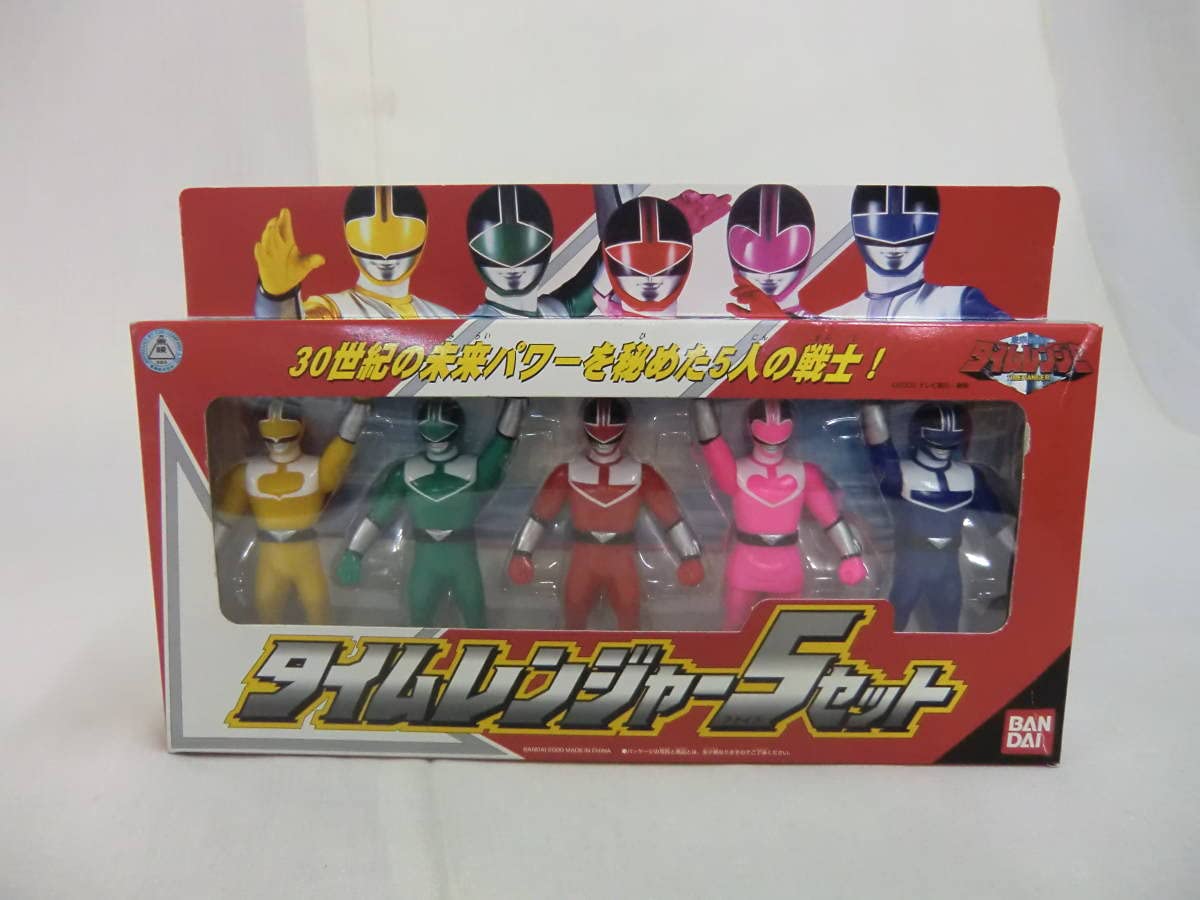 Amazon.co.jp: 未来戦隊タイムレンジャー5セット 2000 : Toys & Games
