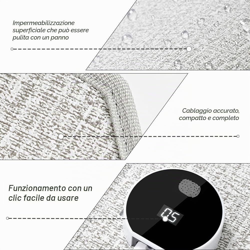 Scaldapiedi Sotto La Scrivania, Scaldamuscoli Da Scrivania Con Morbida Coperta, Riscaldamento Aggiuntivo per Scrivania Da Ufficio Sotto Il Tavolo, Riscaldatore Personale per Casa, Ufficio,Camera