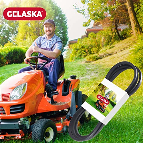 Gelaska Lawn Mower Deck Drive Belt 1/2" X 101" Replaces Husqvarna 598559101 Deck Belt 598559101 Belt, Husqvarna 592855001 Drive Belt, John Deere Gx25232 Belt, Ariens 21546422, 21547025, 21547238 #TOP1