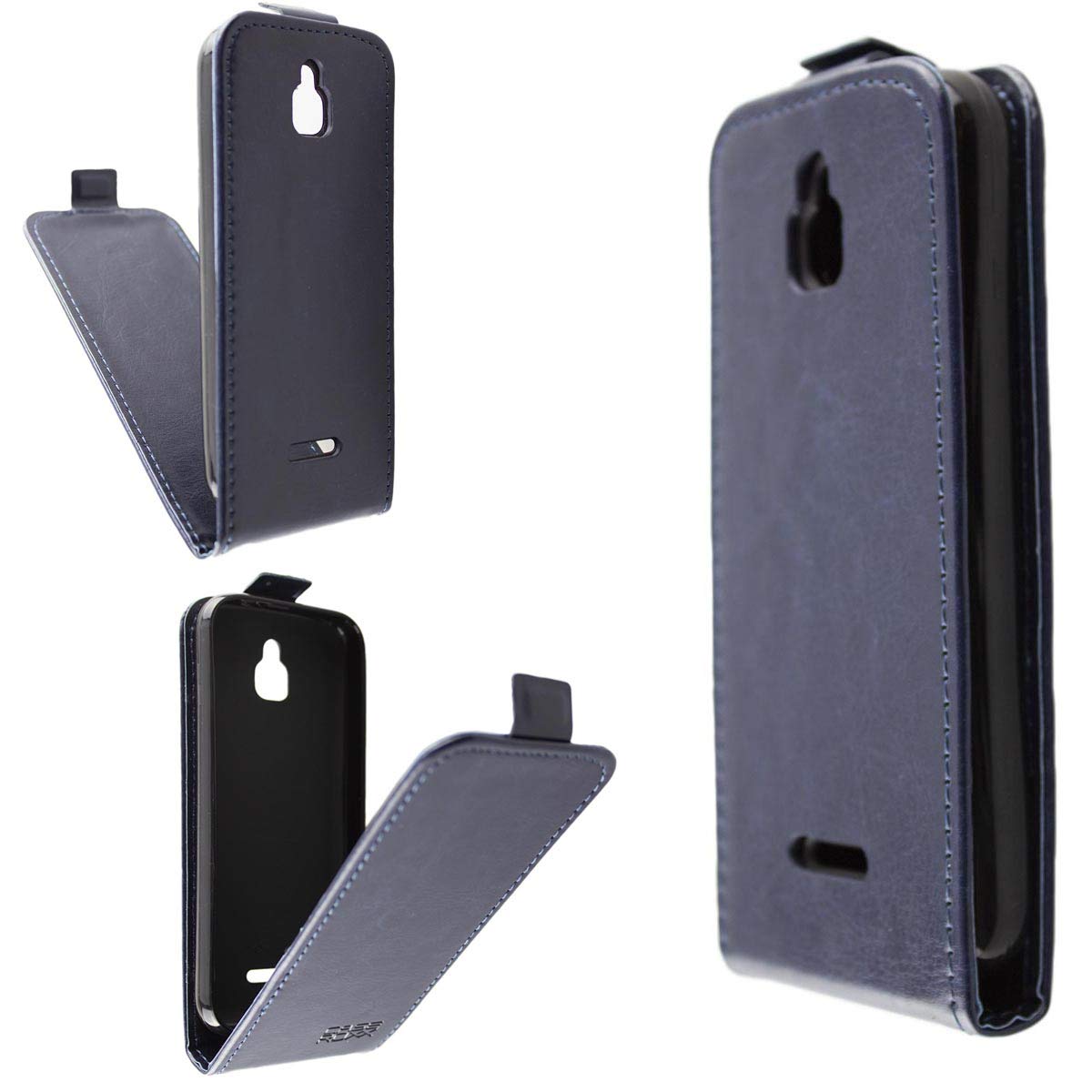 Caseroxx Flip Cover In Pelle Sintetica Per Nokia 8000 4G - Custodia Con Chiusura Magnetica, Colore Azzurro
