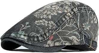 Newsboy Hats Adjustable Ivy Flat Cap Gatsby Cabbie Driving Beret for Men Women