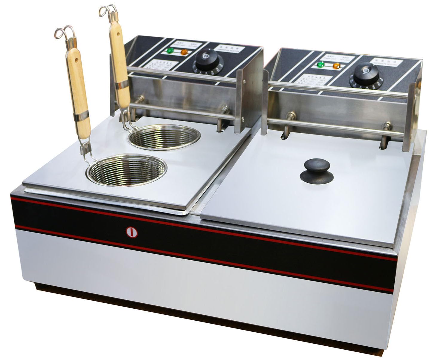 GRACE 2 -Tank,2 -Basket Table Counter Automatic Commercial Stainless Steel Electric Deep Fryer