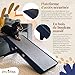 Dog ramp for Couch PRIORPET - Birchwood Foldable Dog ramp for Bed - Landing Platform Seamlessly Connects - Anti-Slip Grip - Pet Ramp for Small Dogs & Medium Dogs up to 170lbs - Navy Blue