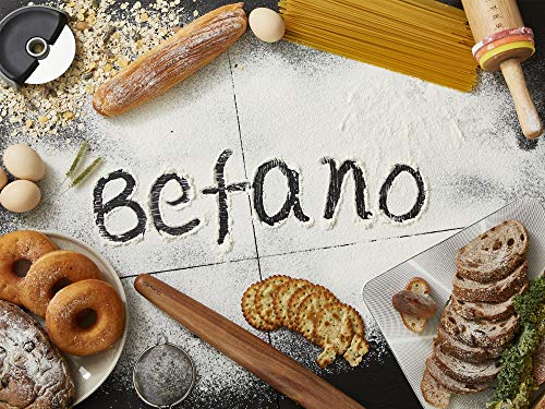Befano 18 Inch Fondant French Rolling Pin Large Acacia Wood Rolling Pin Kitchen Dough Roller for Baking Pizza Cookie Dumpling Ravioli - Thumbnail 3
