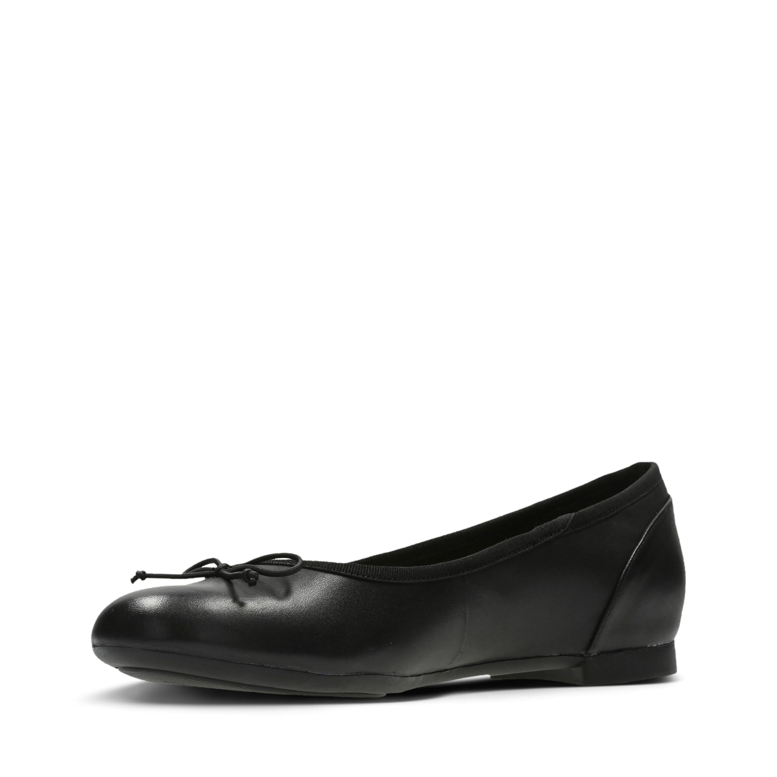 Clarks Women's Couture Bloom Ballet flat, Black, 6 UK