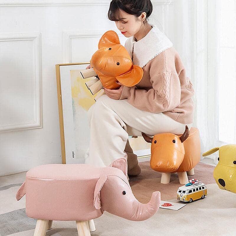 Amazon.co.jp: Tonainかわいい オットマン 木製 足置き台 フット