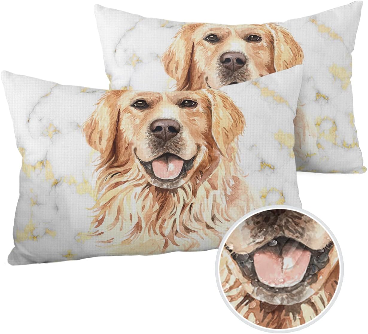 Outdoor Waterproof Throw Pillow Cover Watercolor Animals