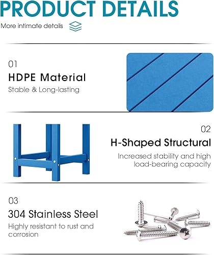 Vista 148 de MUCHENGHY Sillas Adirondack plegables, sillas de patio, sillas de césped, silla para exteriores, silla Adirondack de plástico, sillas para hoguera