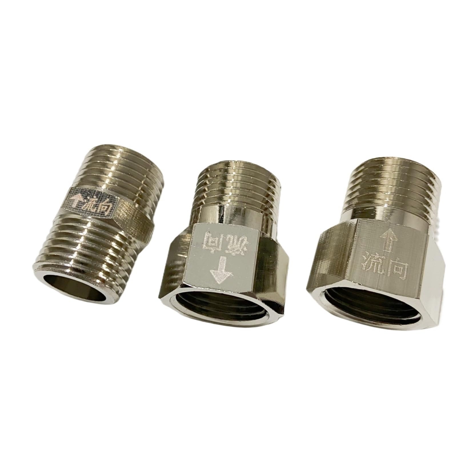 Uyzndkvsi Men's To Fe 1Pcs 1/2" Brass 1-Way Non-Return Check Valve( To Fe)