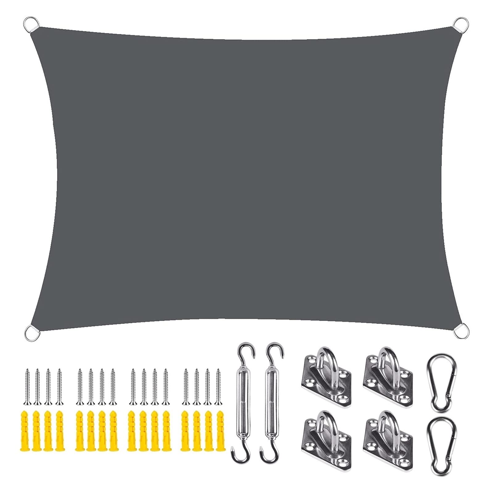 LDIW Rectangulaire Voile D'ombrage Imperméable Protection