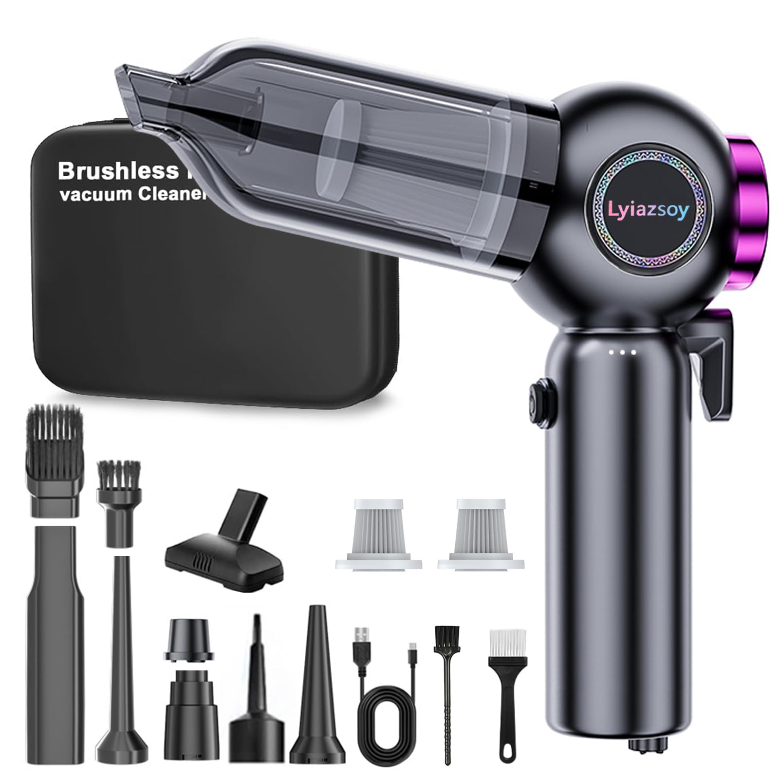 Cellinexus 180W Cordless Car Vacuum Cleaner - 4-in-1 Handheld For Car & Home, 21000Pa Suction