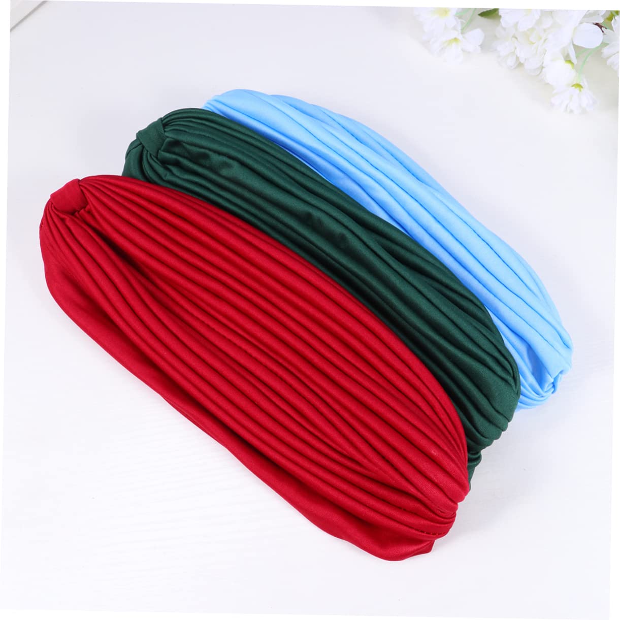 SHERCHPRY 15 Unidades De Gorros De Turbante Elásticos Gorros De Quimio Envolturas De Mujer Bufanda Elástica Para Envolver El Cabello Bufandas De Turbante Para Mujer Sombrero De