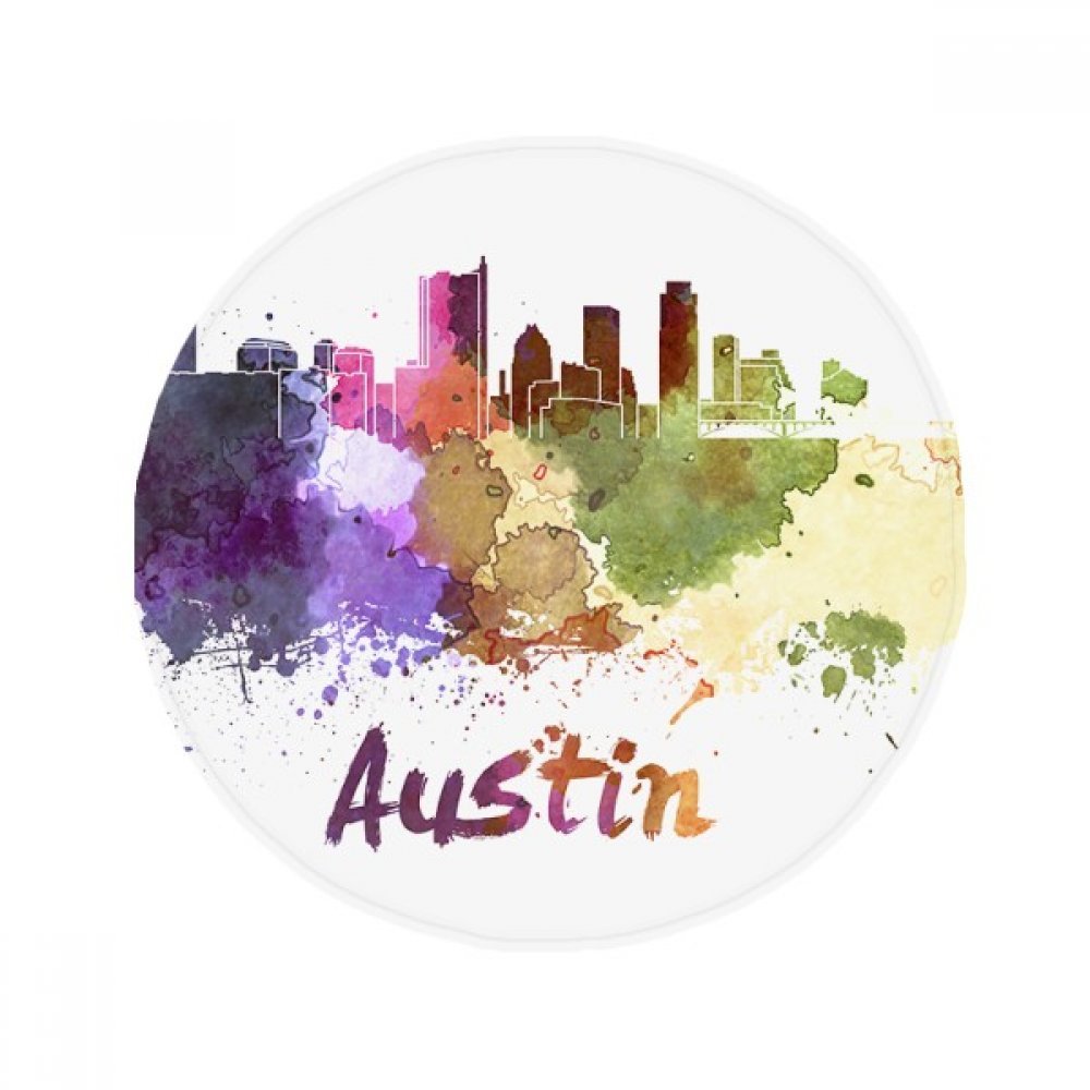 Tapis antidérapant aquarelle Austin Ville pour sécuriser l'espace de votre animal