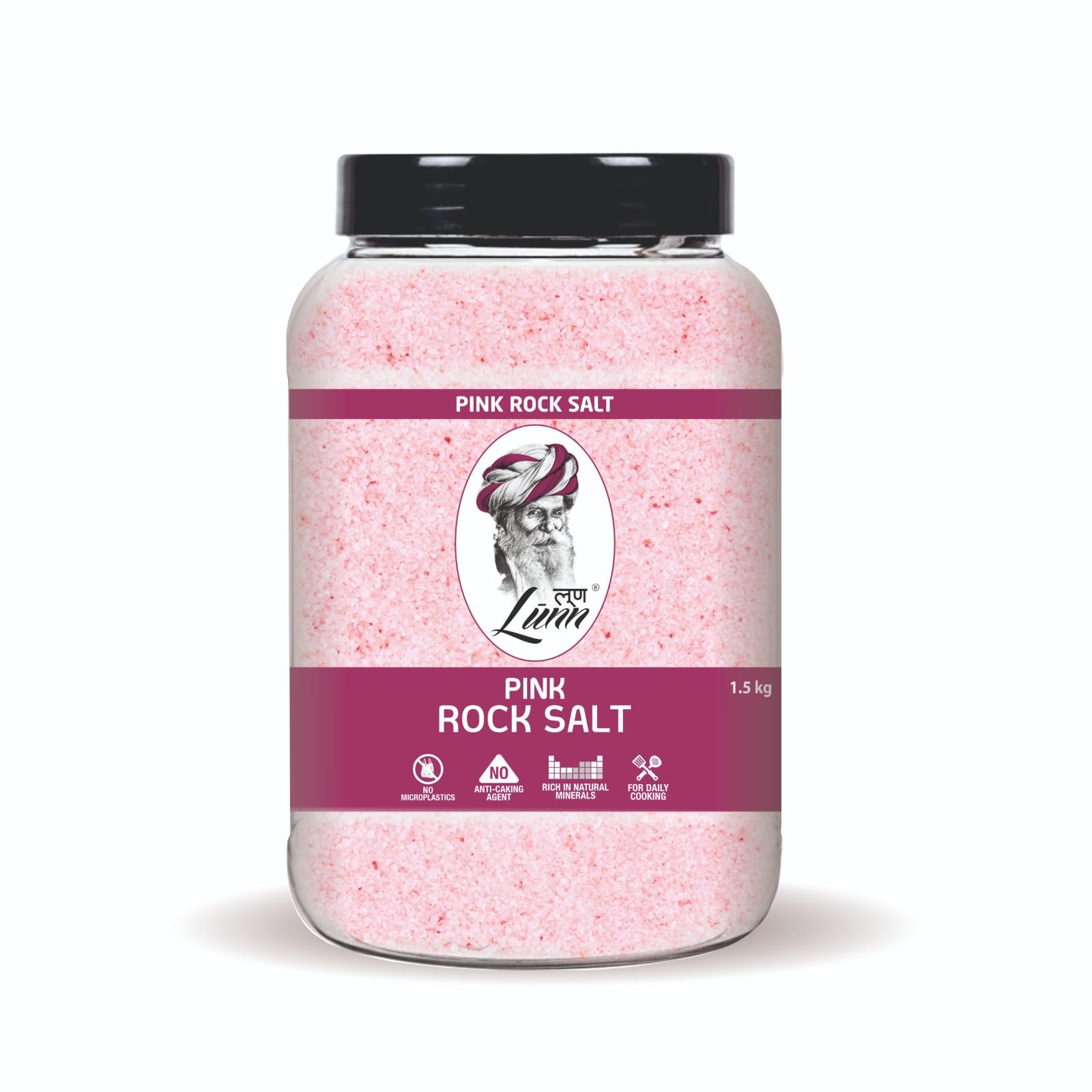 Lunn Pink Rock Salt, 1.5 kg, No Artificial Additives (B0DBQKPBNQ) Amazon Price History, Amazon Price Tracker