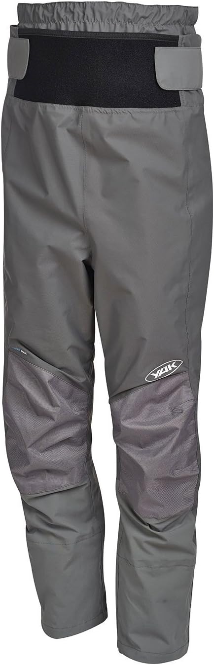 Yak Mens Chinook Kayak Dry Trousers Grey - Suitable for All Seasons - Weatherproof and Wear-Resistant Materials