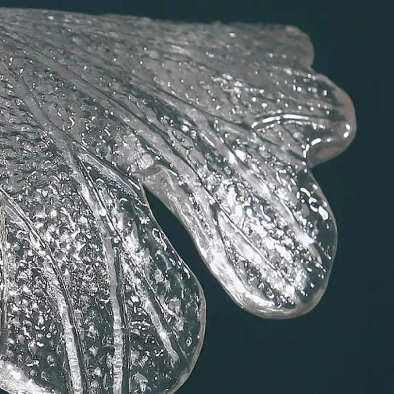 Lampes suspendues rétro en verre de fleur ciselé au design romantique - 5
