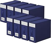 Vista 33 de Paquete de 4 Organizadores de Armario para Sábanas y Almacenamiento, Contenedores de Almacenamiento Plegables Resistentes con Ventana y Etiqueta