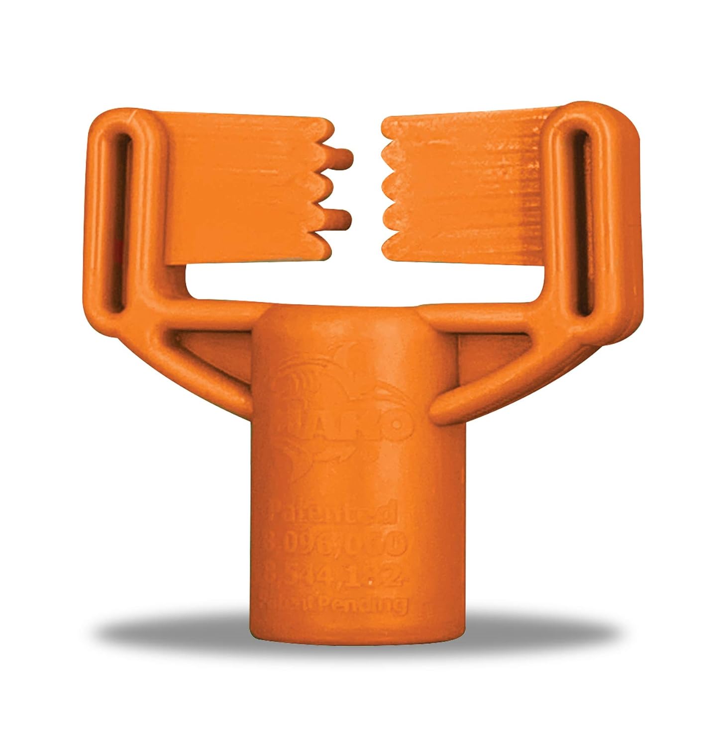 MAKO Jaws® RailFin Concrete Screed Chair – Supports 1/4" Flat Rolled Steel Rail – Stay-in-Place Slab Support for 1/4" Flat Rolled Steel Rail – Non-Corrosive – Made in USA – 100 Pack