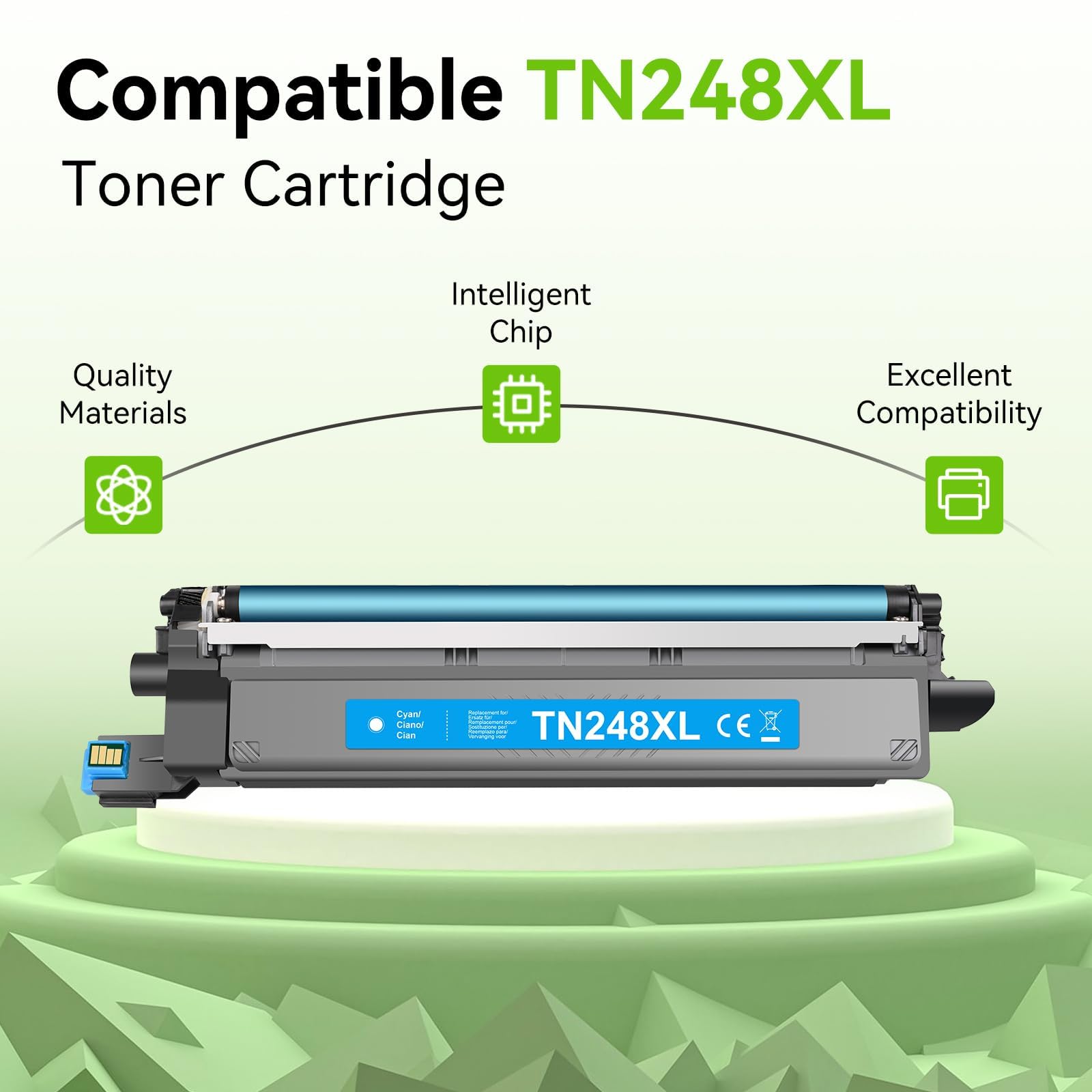 swiss toner TN248XL Lot de 5 cartouches d'encre compatibles avec Brother TN-248XL TN248 TN-248VAL pour Brother MFC-L3760CDW MFC-L3740CDW MFC-L3740CDWE DCP-L3560CDW HL-L3240CDW HL-L3220CW