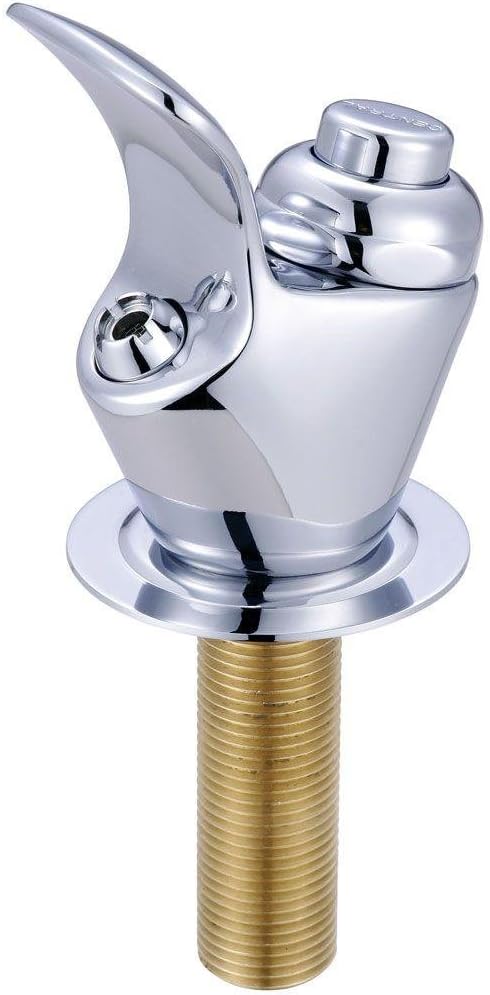Central Brass 10360 Drinking Faucet in Chrome Commercial Quality Easy 3-Step Installation Drinking Fountain Bubbler w/Flexible Mouth Guard