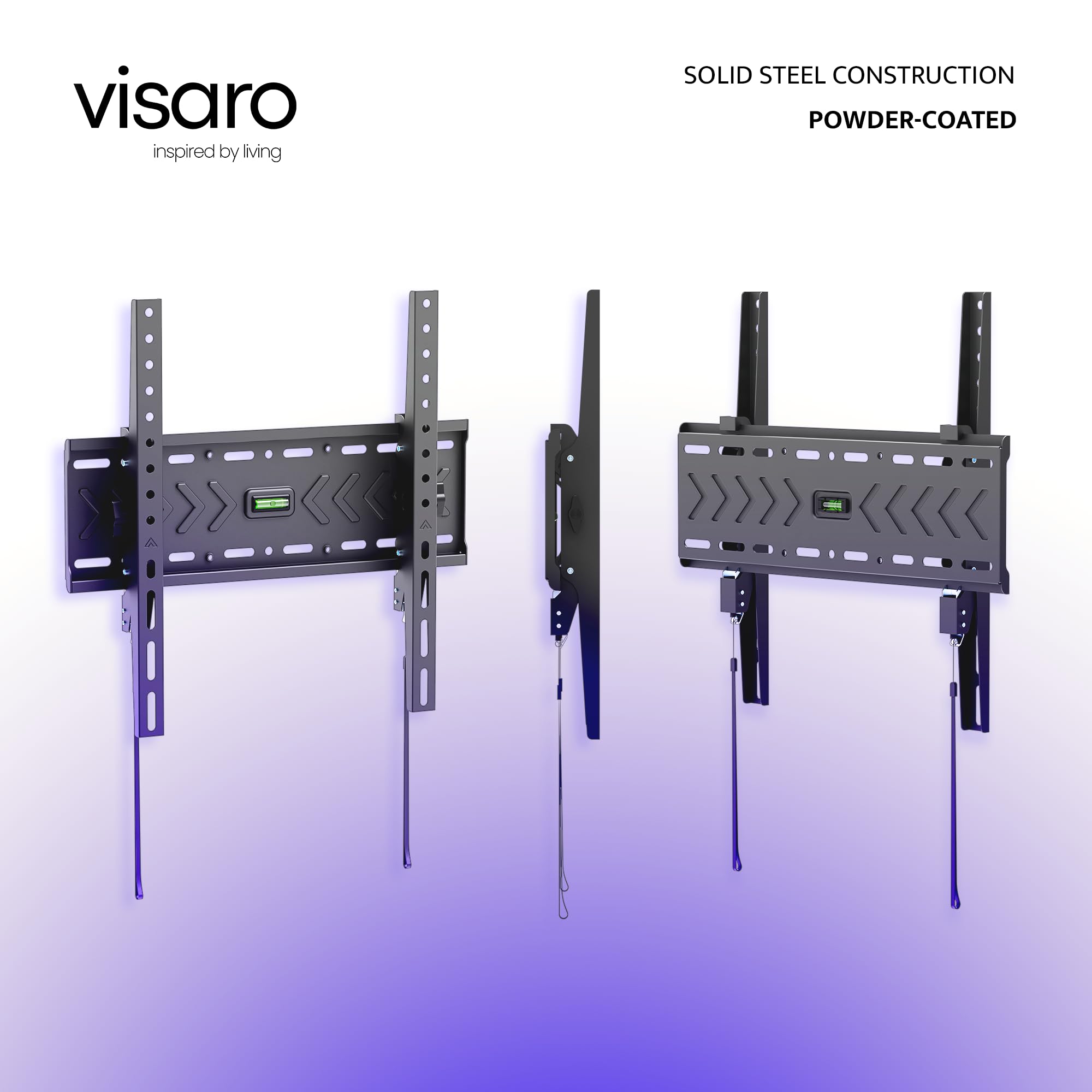 Visaro WMT75 Support TV Inclinable 43-75 Pouces, VESA 400x400