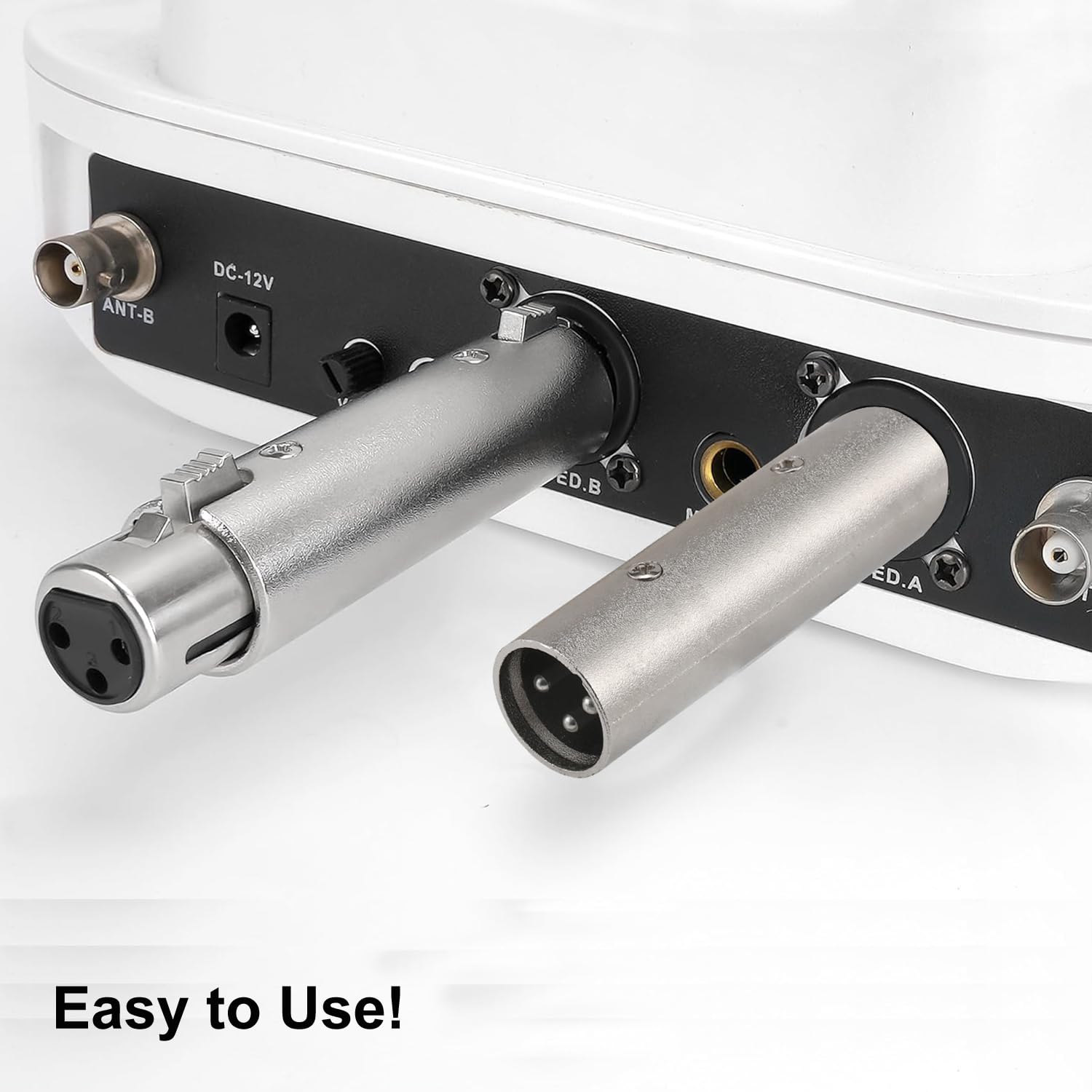 Adattatore XLR a XLR 4 Pezzi maschio/femmina 3 pin per microfono mixer