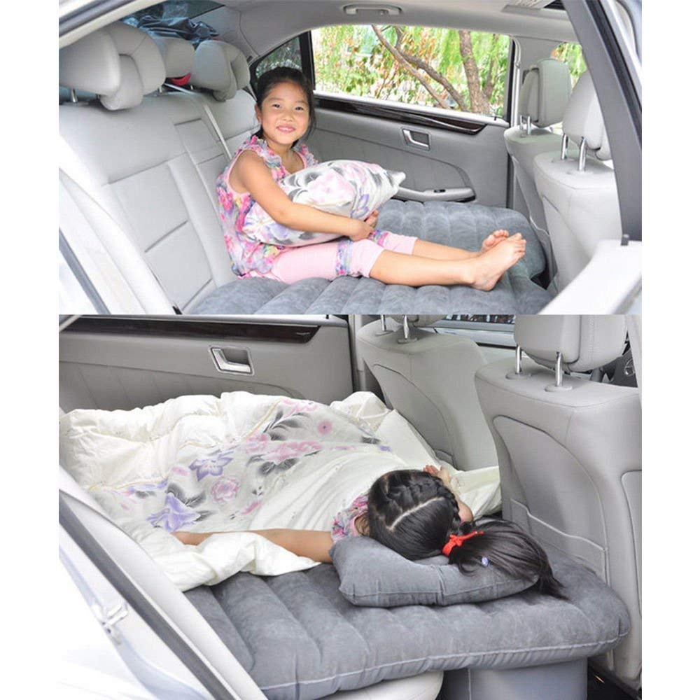 Fasenra Portable Air Mattress Car Rear Seat Bed with Pump | Travel, Camping, Vacation Back Seat Blow-Up Sleeping Pad, Plastic, Full, Multi-coloured (B0CCYQYSS8) Amazon Price History, Amazon Price Tracker