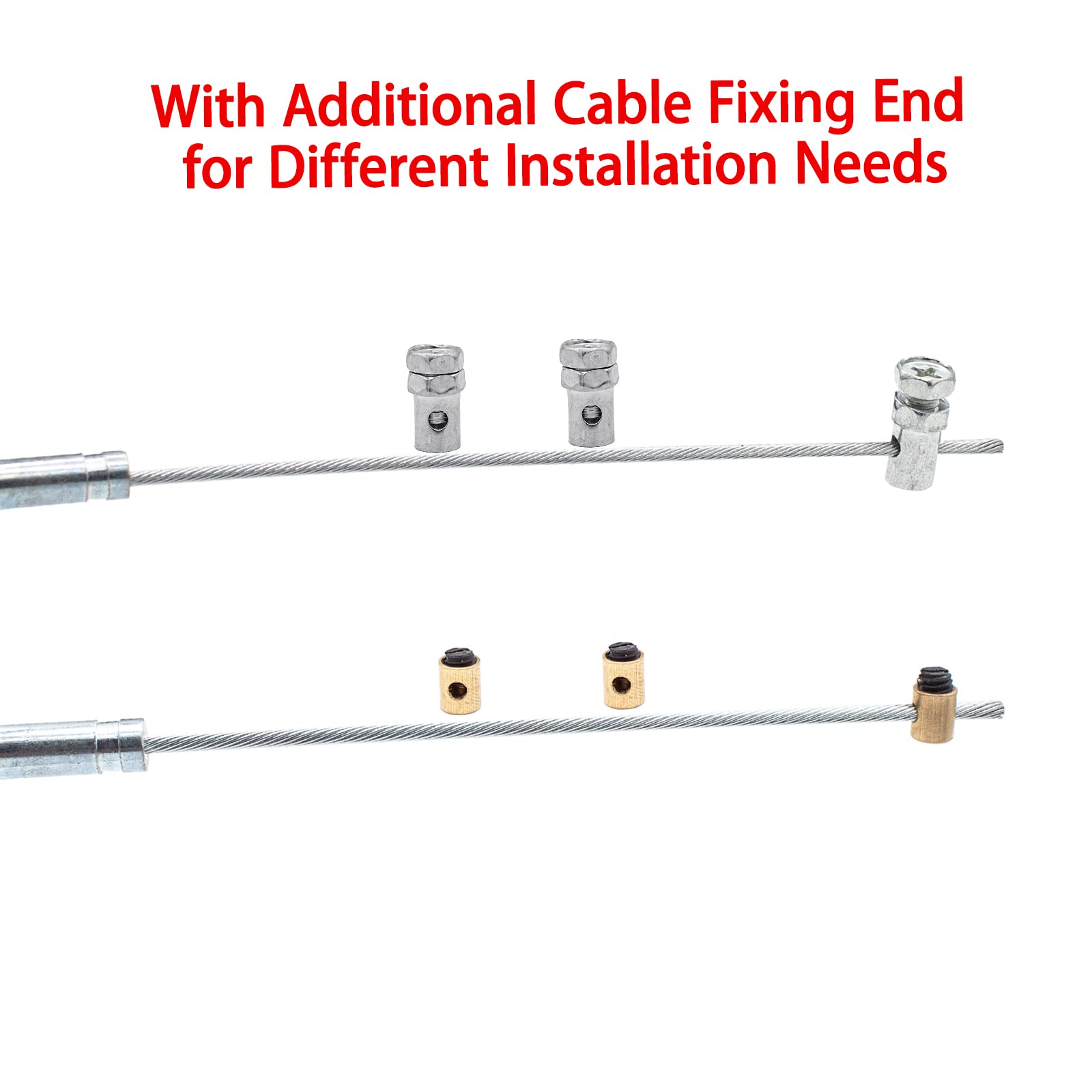 WNOOENG 71 Inch Throttle Cable Kit for Go Kart Predator