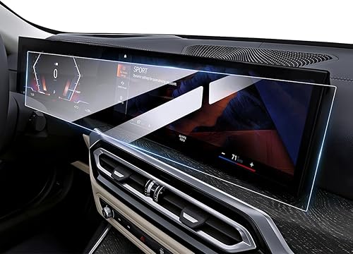 Karltys Actualización 2024 2025 BMW X5 X6 X7 i72022-2025 i4 iX Protector de pantalla de 14.9 pulgadas12.3 pulgadas Sin brillo ni huellas dactilares