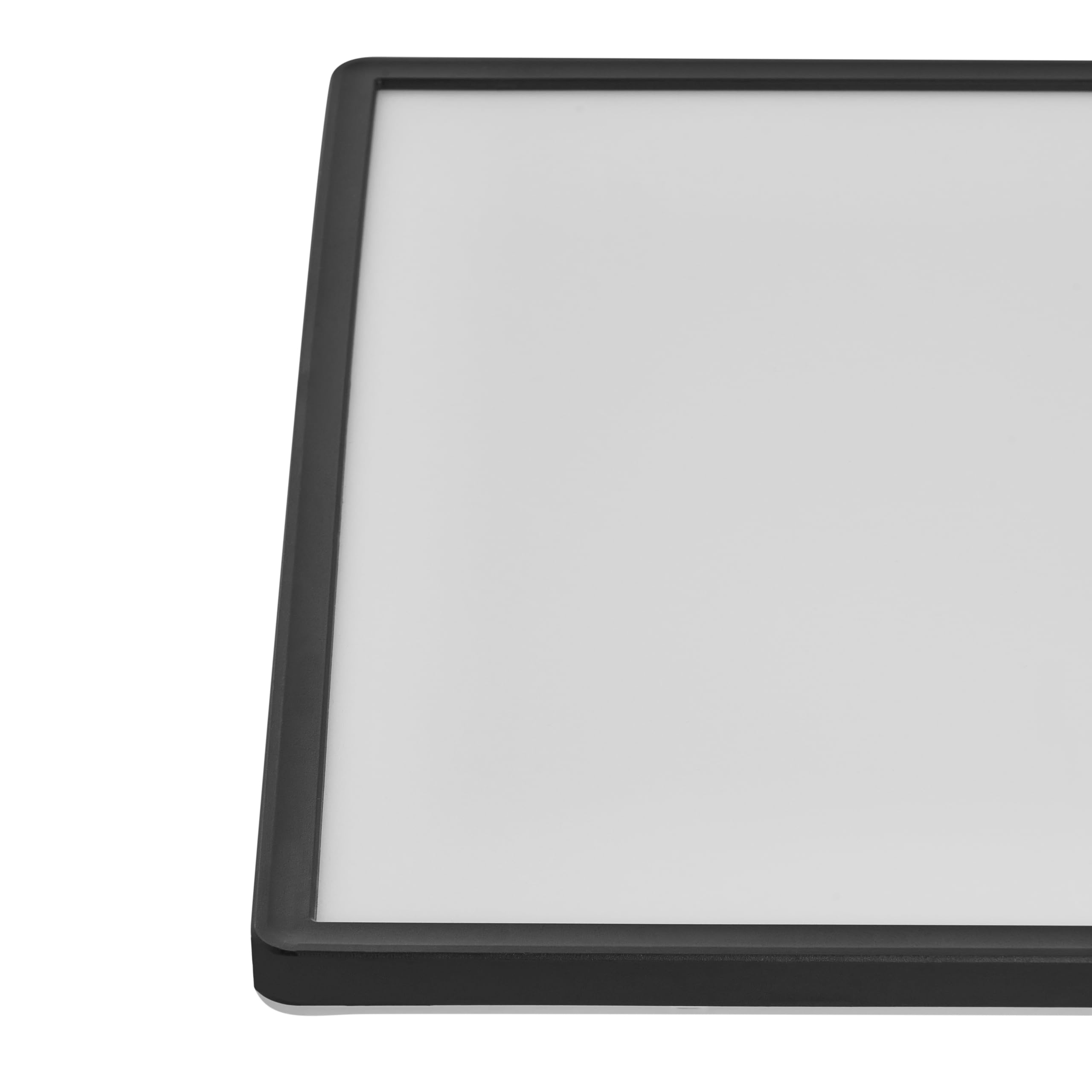 Lampa sufitowa płaska plafon kwadratowy LED panel nadytynkowy czarny Cereon