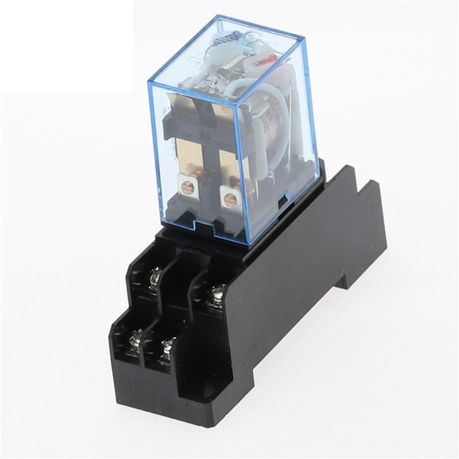 Relè di potenza bobina DPDT LY2NJ HH62P HHC68A-2Z 12V 24V 36V 110V 220V 380V DC/AC 10A 8PIN con base zoccolo 1 pz(AC 380V)